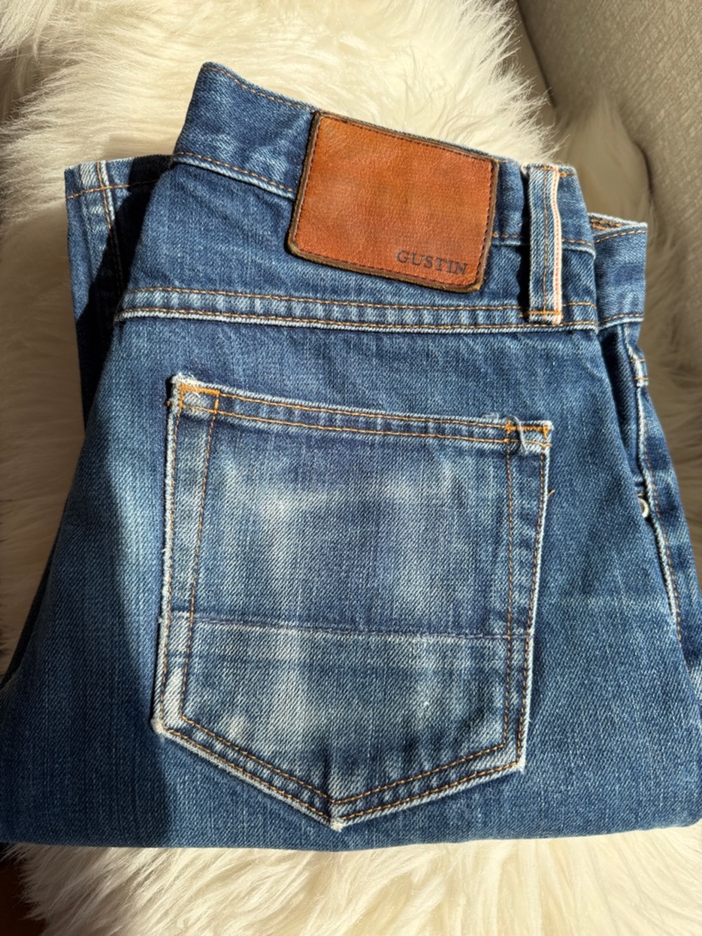 Gustin 11oz selvedge denim